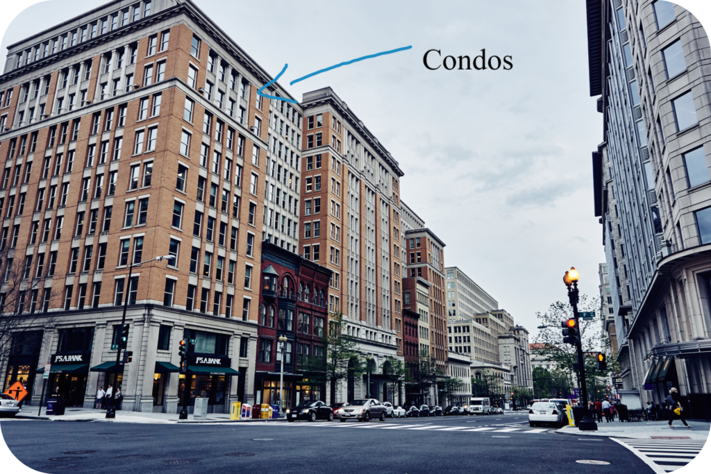 condo located in downtown